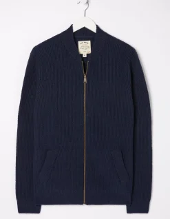 FatFace Knitted Bomber Cardigan|Men Knitwear