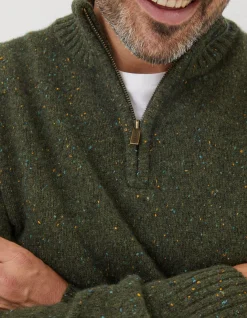 FatFace Lambswool Half Neck Jumper|Men View All