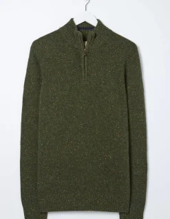 FatFace Lambswool Half Neck Jumper|Men View All