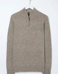 FatFace Lambswool Half Neck Jumper|Men View All