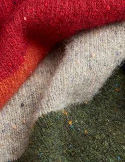 FatFace Lambswool Stripe Crew Jumper|Men View All