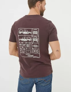 FatFace Land Rover Deconstructed T-Shirt|Gifts Land Rover Collaboration