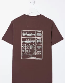 FatFace Land Rover Deconstructed T-Shirt|Gifts Land Rover Collaboration