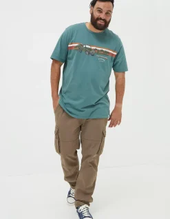 FatFace Land Rover Embroidered T-Shirt|Gifts Land Rover Collaboration