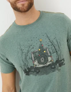FatFace Land Rover Painted T-Shirt|Men View All