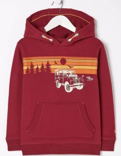 FatFace Land Rover Popover Hoodie|Gifts Land Rover Collaboration