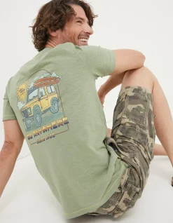 FatFace Land Rover Surf Trip T-Shirt|Gifts Land Rover Collaboration
