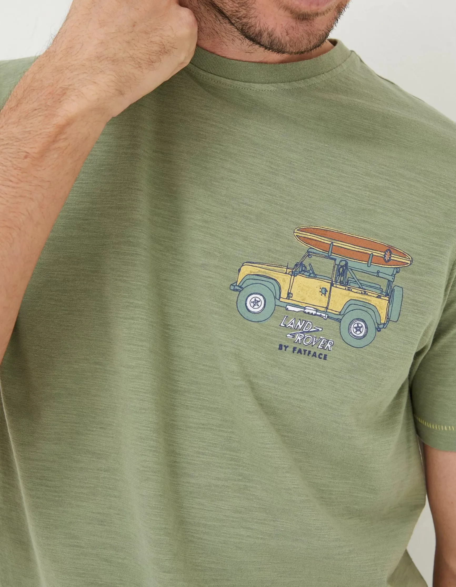 FatFace Land Rover Surf Trip T-Shirt|Gifts Land Rover Collaboration