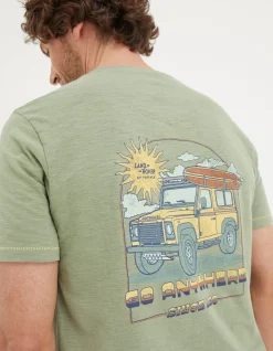 FatFace Land Rover Surf Trip T-Shirt|Gifts Land Rover Collaboration