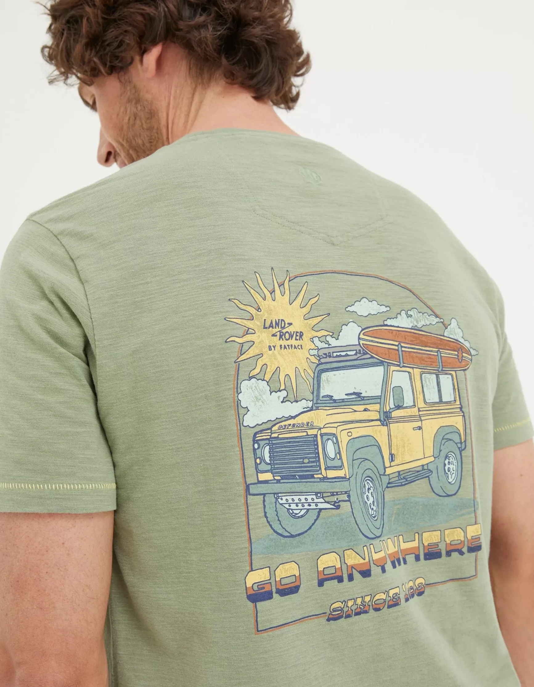 FatFace Land Rover Surf Trip T-Shirt|Gifts Land Rover Collaboration