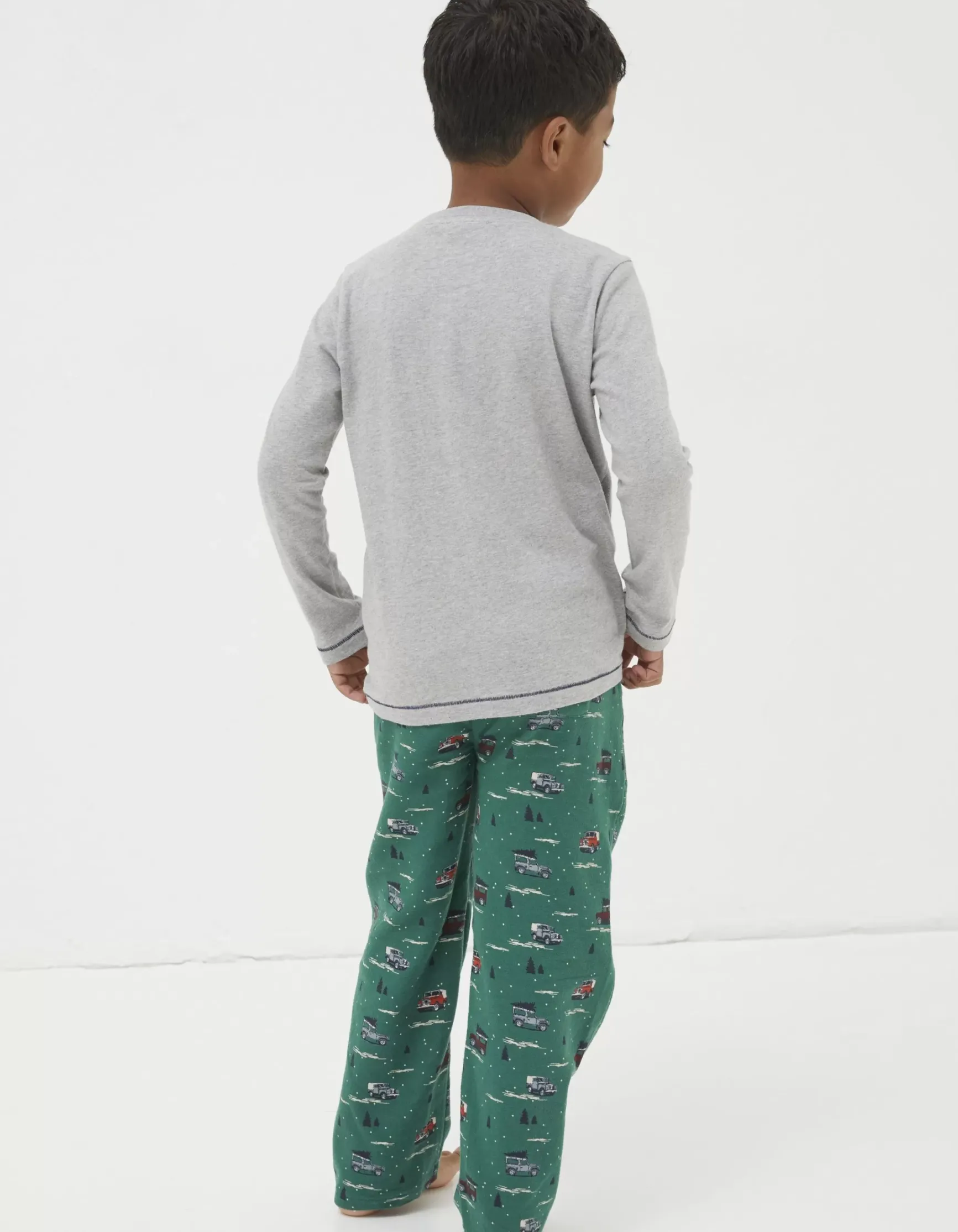 FatFace Land Rover Woven Pyjama Set|Gifts Land Rover Collaboration