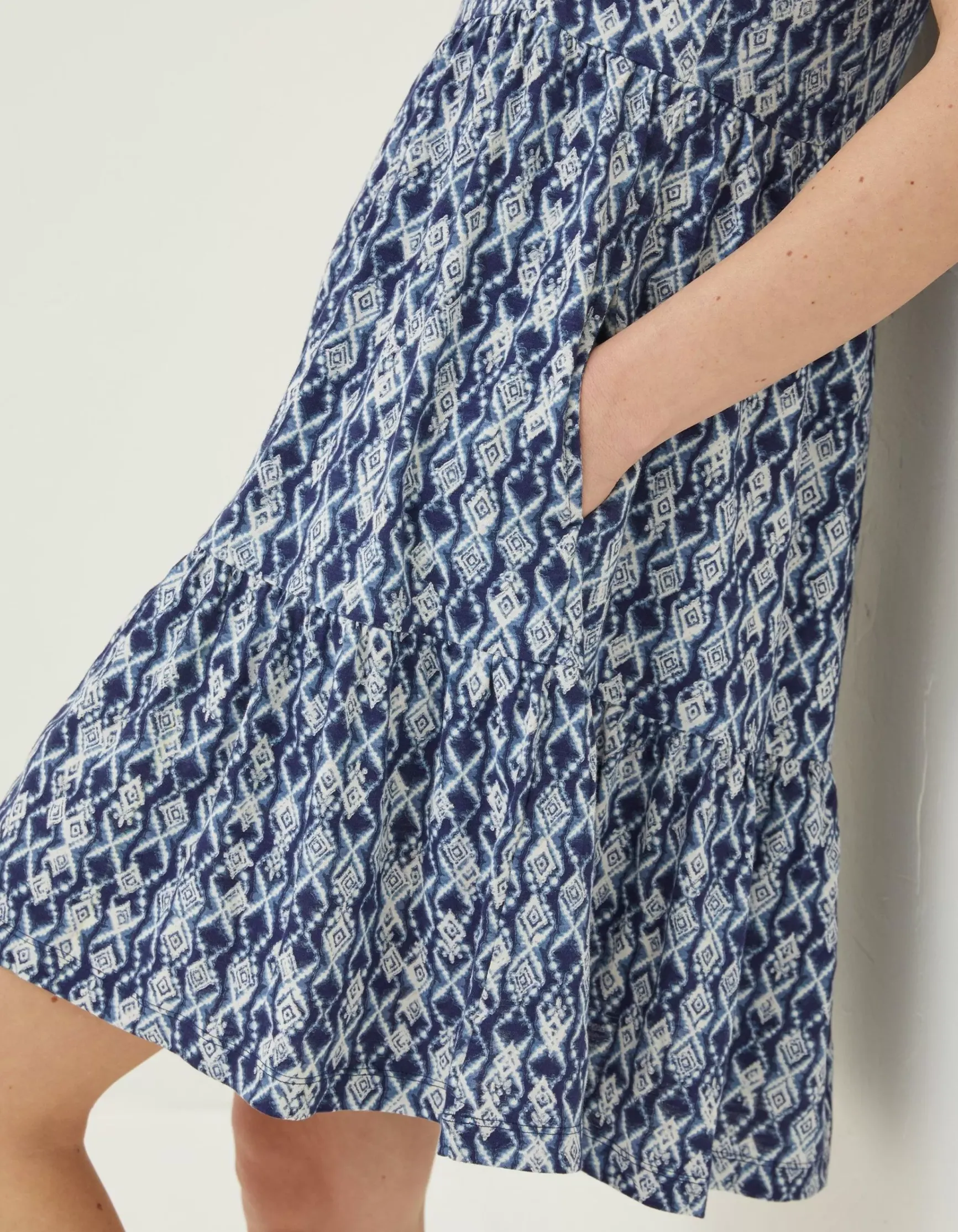 FatFace Laurie Geo Jersey Dress|Women Dresses