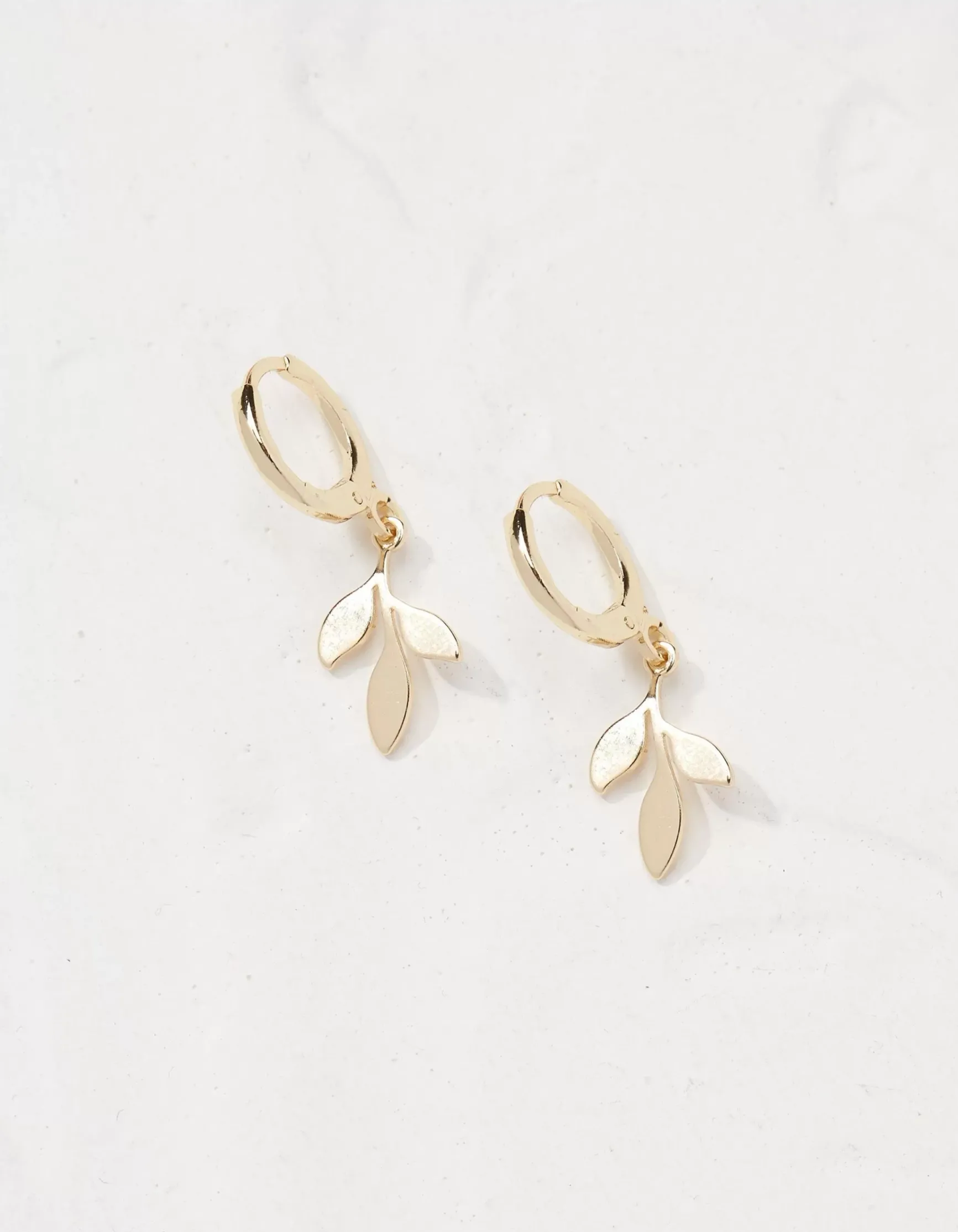 FatFace Leaf Drop Earrings|Women View All