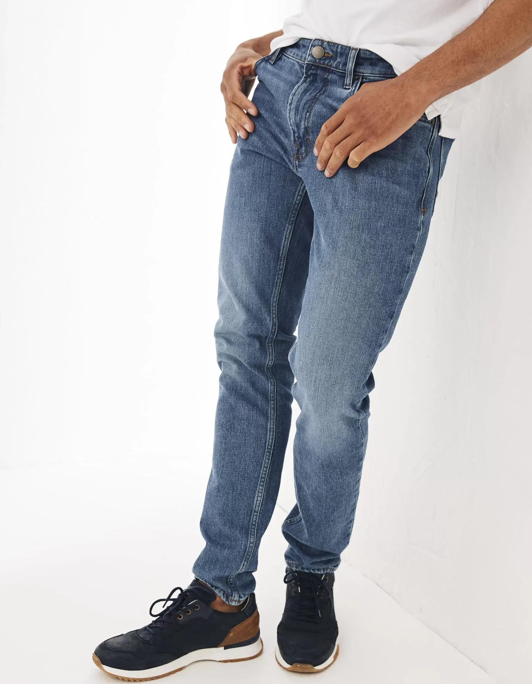 FatFace Lean Slim Light Wash Jeans|Men Jeans