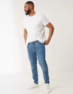 FatFace Lean Slim Light Wash Jeans|Men Jeans