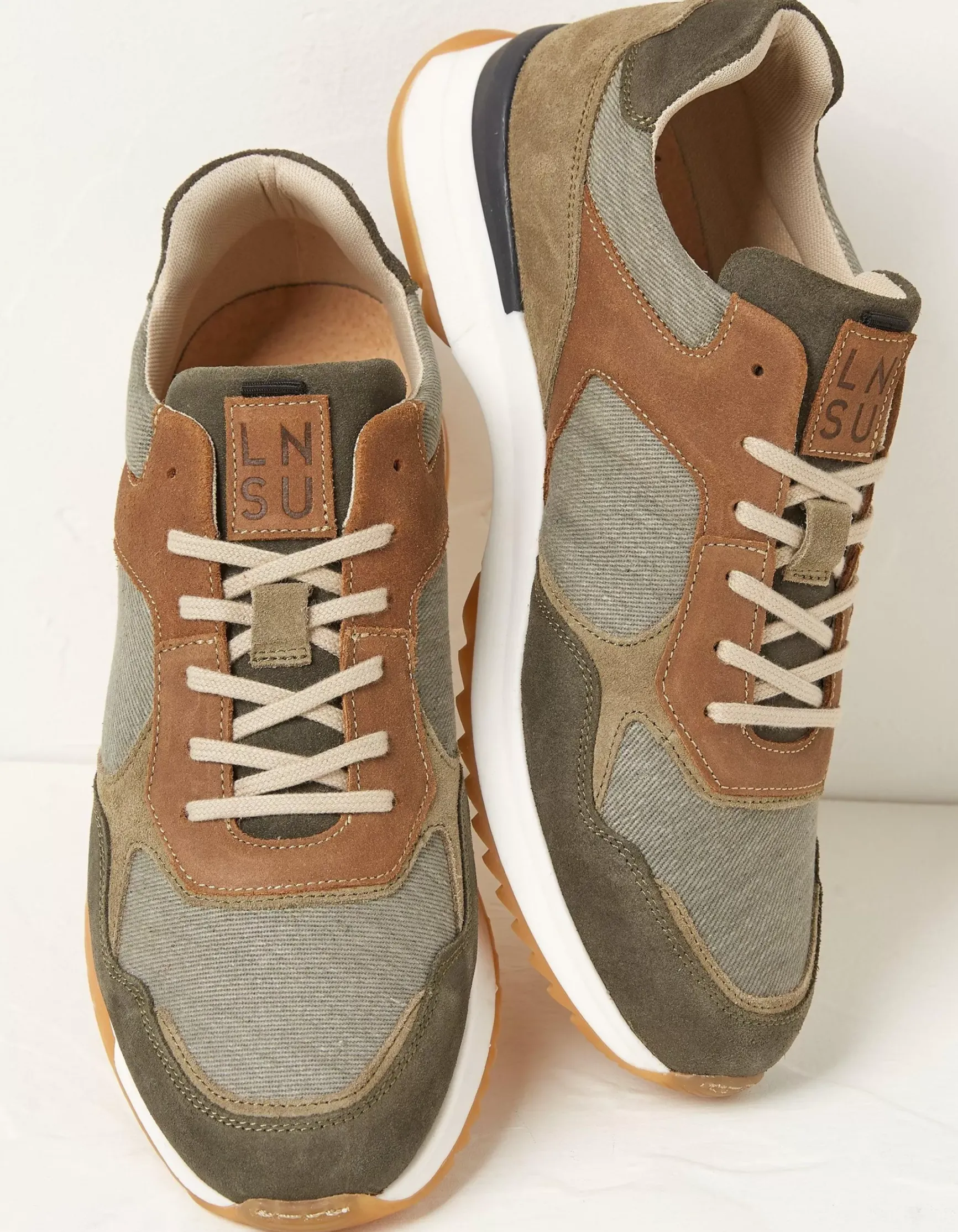 FatFace Leon Leather Trainer|Men View All