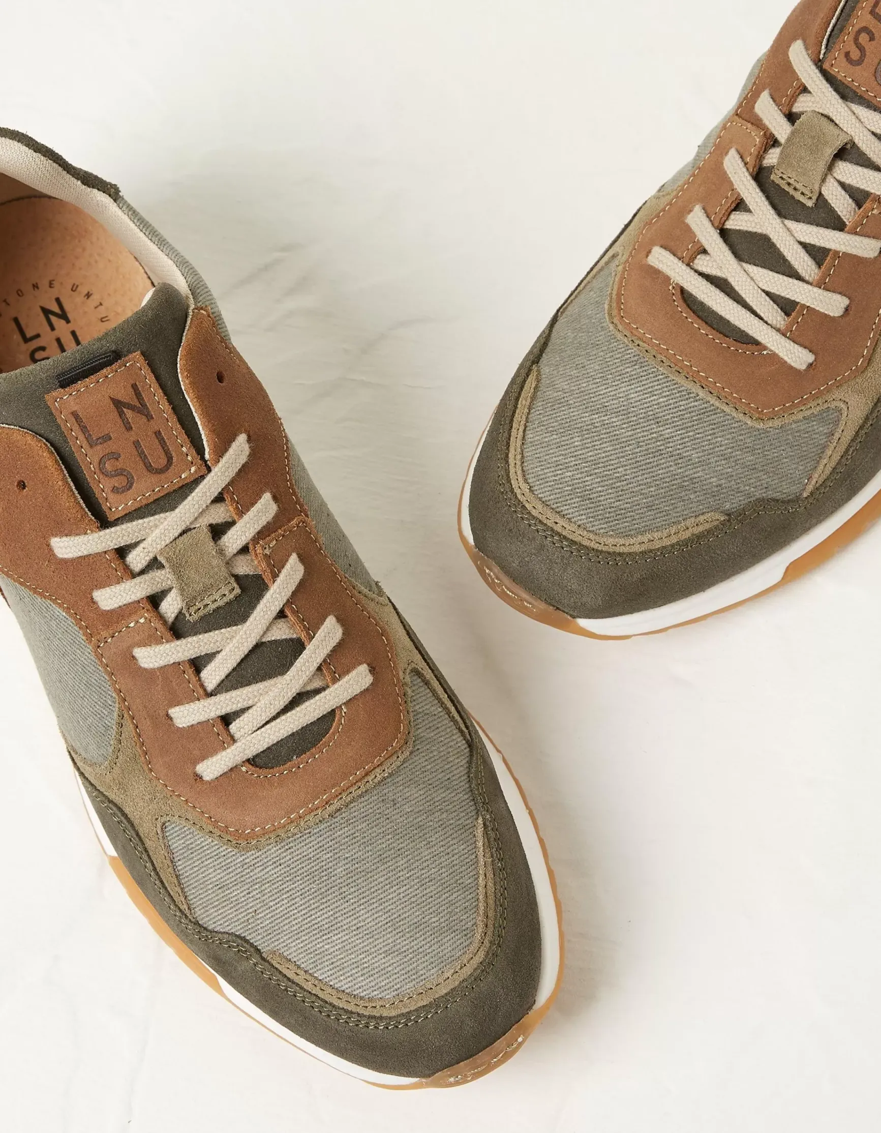 FatFace Leon Leather Trainer|Men View All