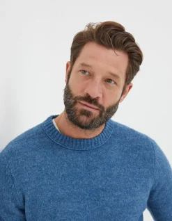 FatFace Lewes Crew Jumper|Men Knitwear