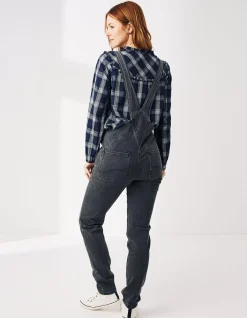 FatFace Lewes Slim Leg Denim Dungarees|Women Jumpsuits & Playsuits