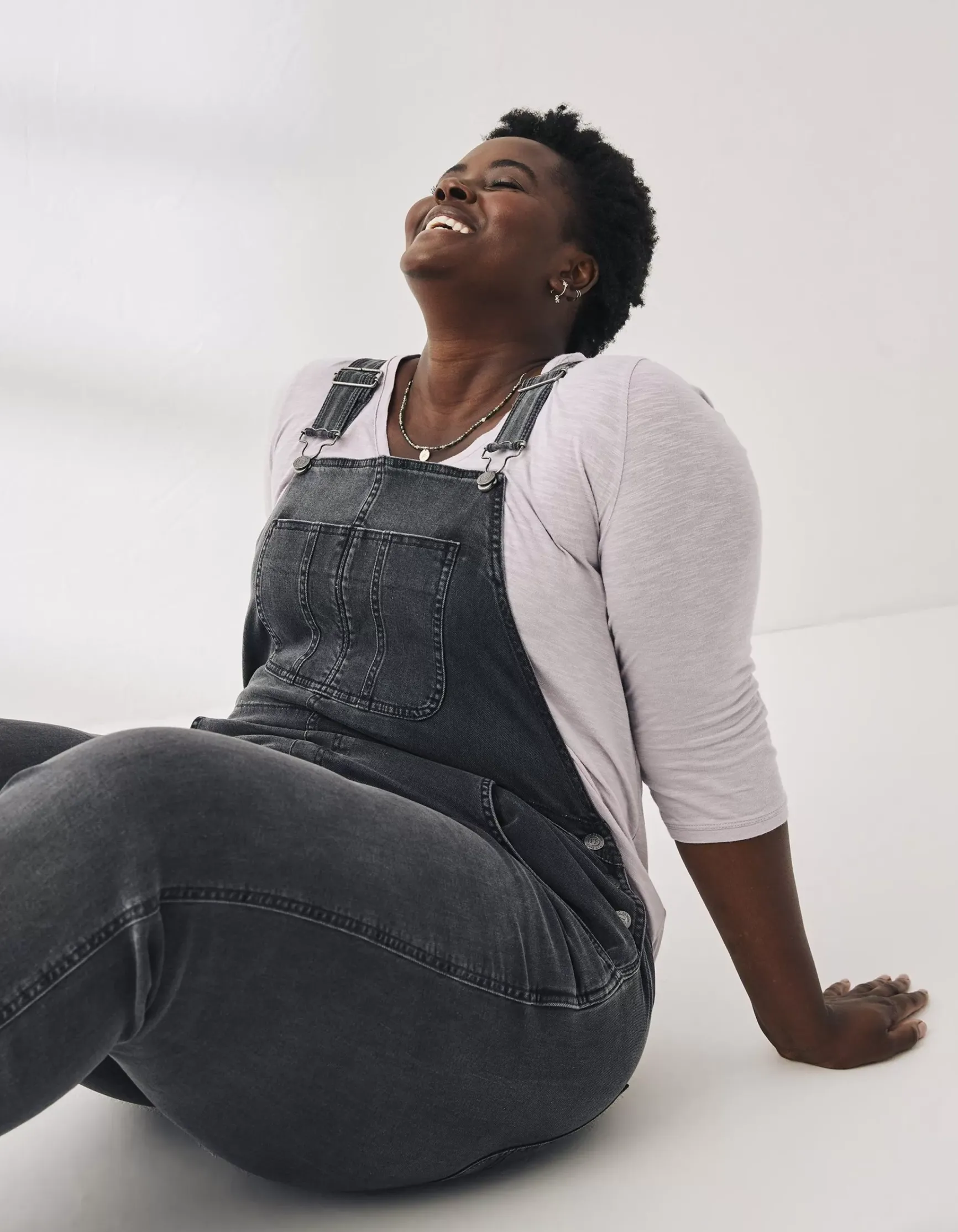 FatFace Lewes Slim Leg Denim Dungarees|Women Jumpsuits & Playsuits