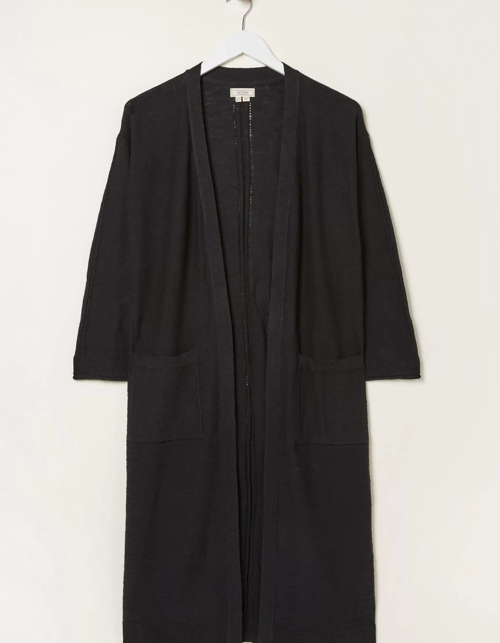 FatFace Lindsay Cotton Linen Longline Cardigan|Women Knitwear