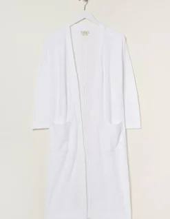 FatFace Lindsay Cotton Linen Longline Cardigan|Women Knitwear