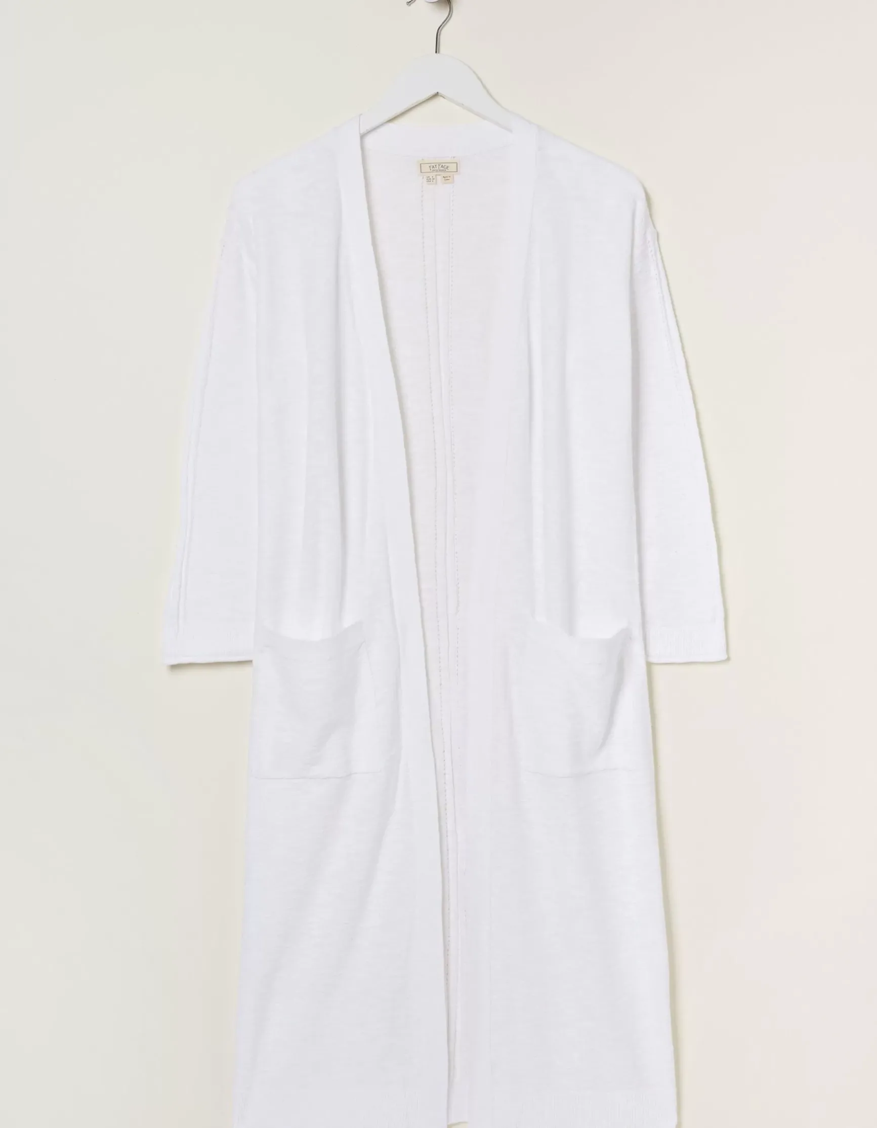 FatFace Lindsay Cotton Linen Longline Cardigan|Women Knitwear