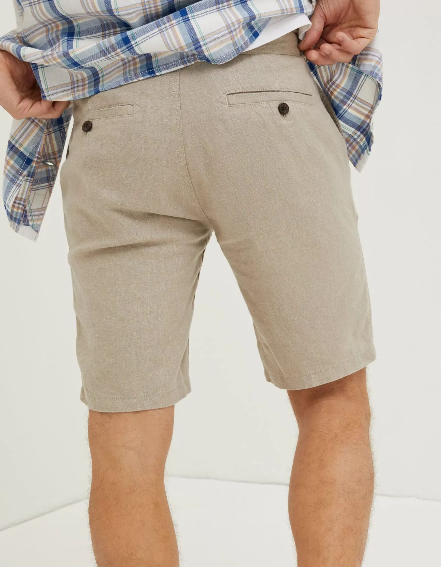 FatFace Linen Flat Front Shorts|Men Shorts