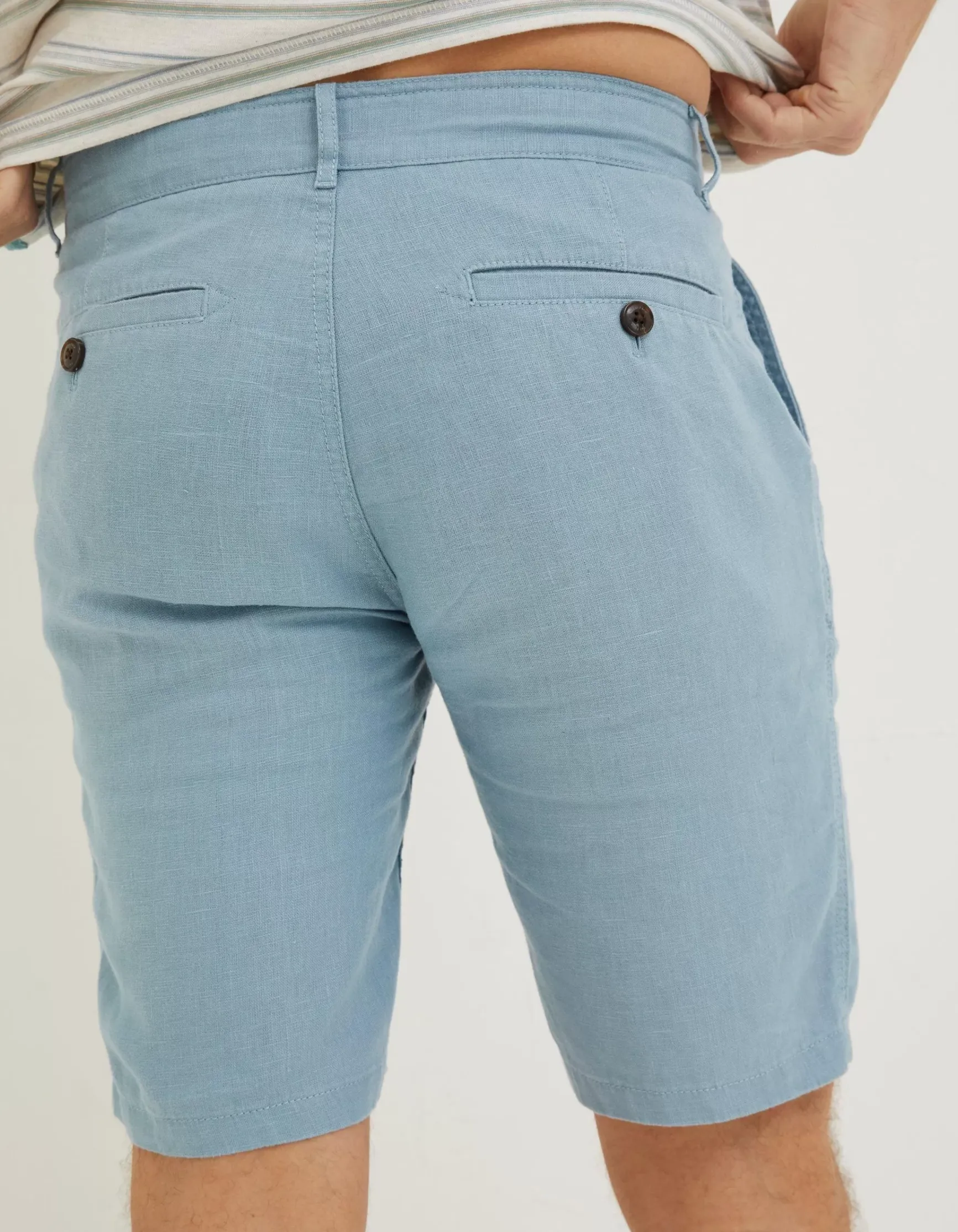FatFace Linen Flat Front Shorts|Men Shorts