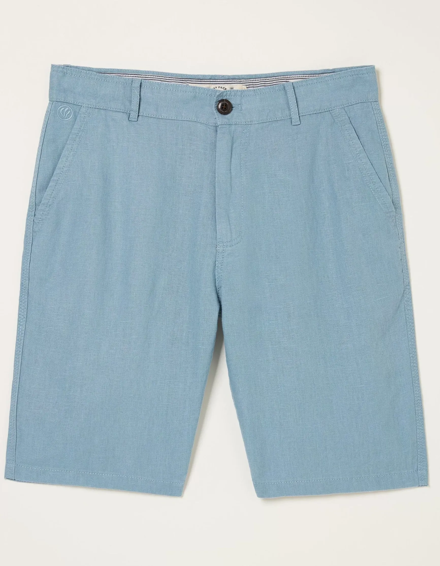 FatFace Linen Flat Front Shorts|Men Shorts