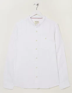 FatFace Linen Grandad Shirt|Men Shirts
