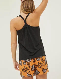 FatFace Linen Vest Top|Women Tops & T-Shirts