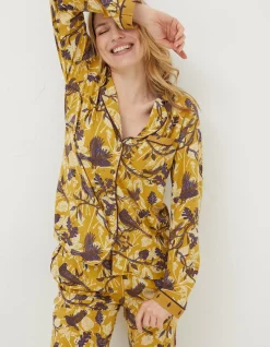 FatFace Lino Birds Pyjama Top|Women Nightwear & Loungewear