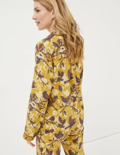FatFace Lino Birds Pyjama Top|Women Nightwear & Loungewear