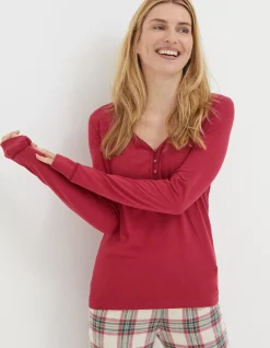 FatFace Livvy Henley Top|Women Nightwear & Loungewear