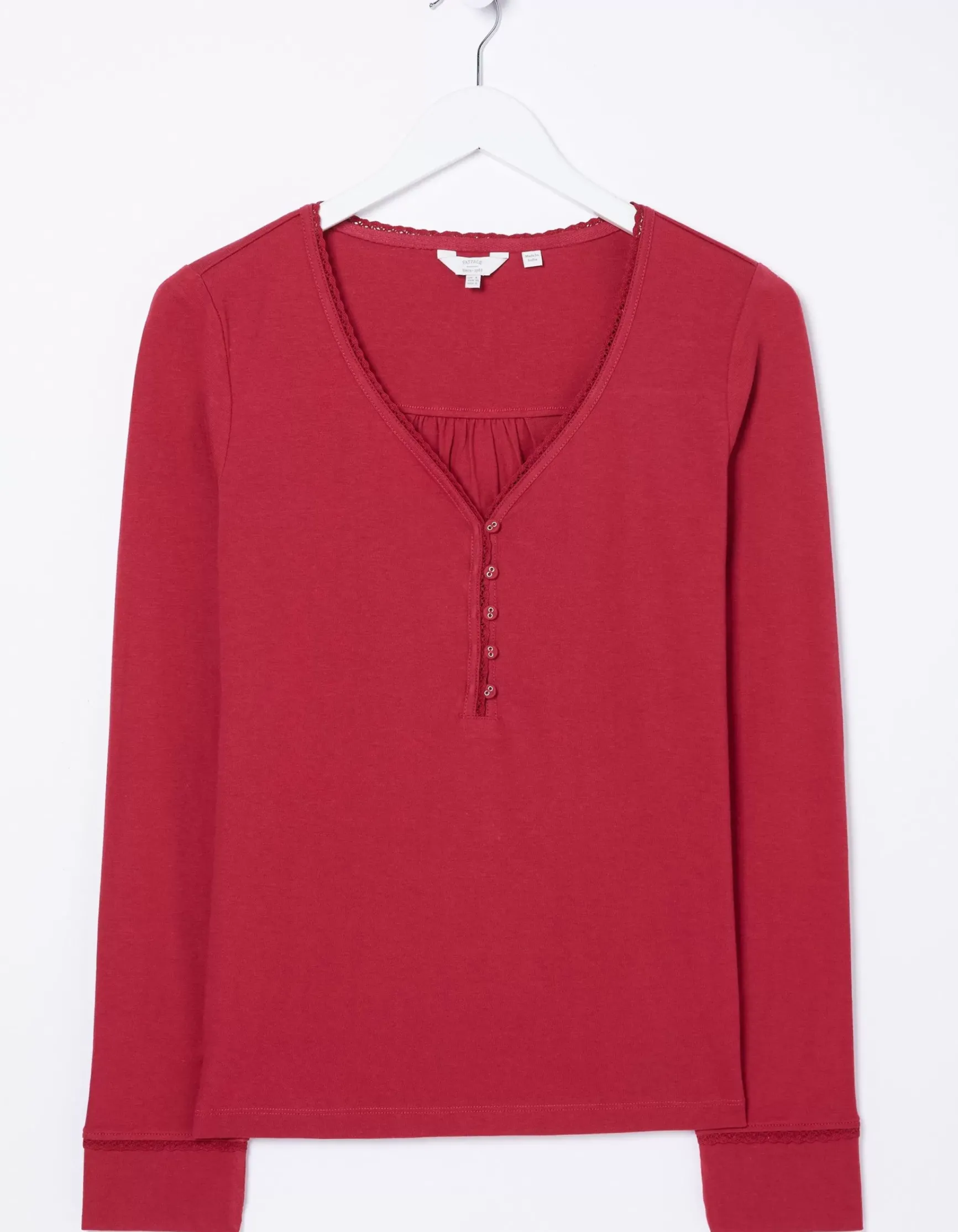 FatFace Livvy Henley Top|Women Nightwear & Loungewear
