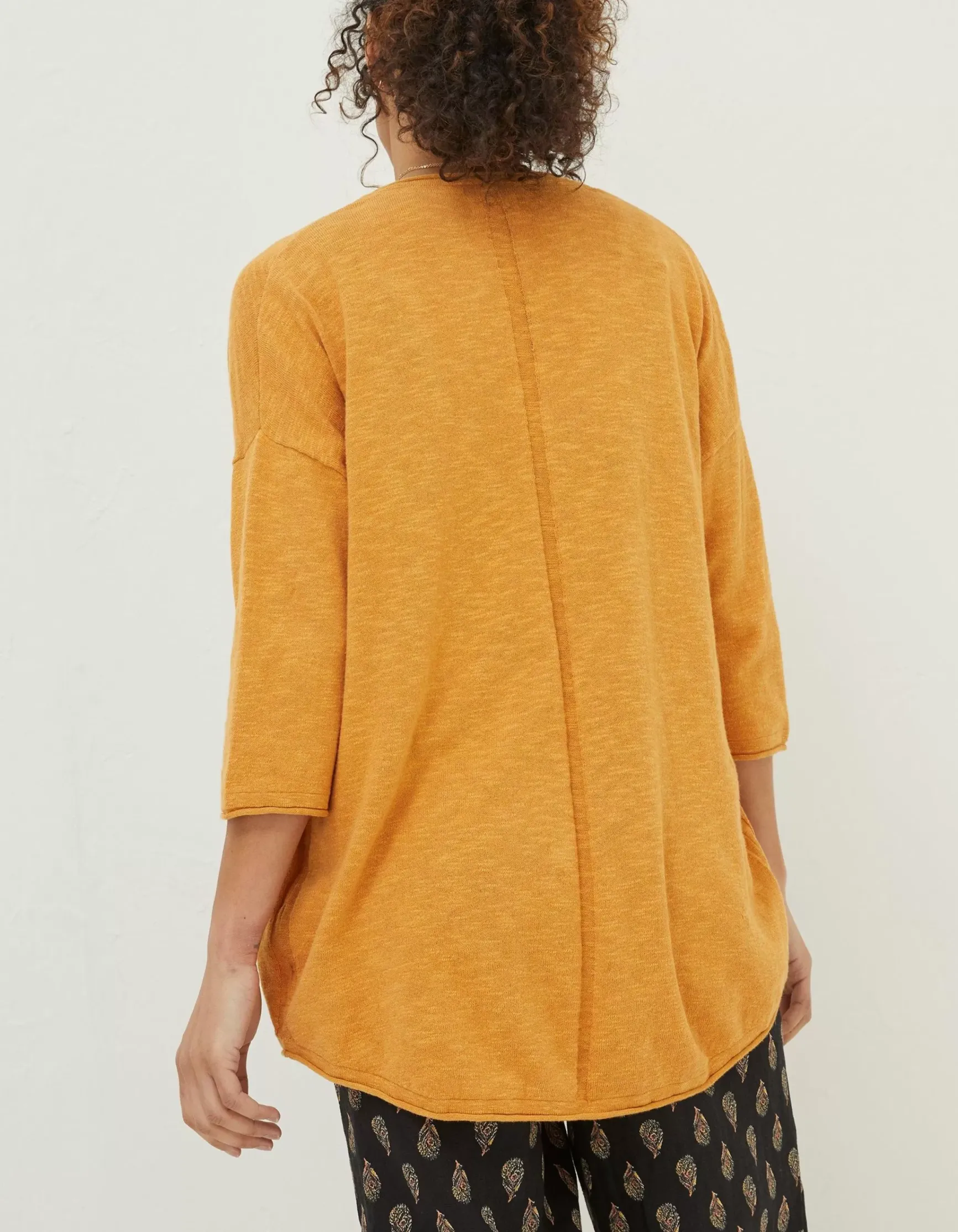 FatFace Lizzy Cotton Linen Cardigan|Women Knitwear