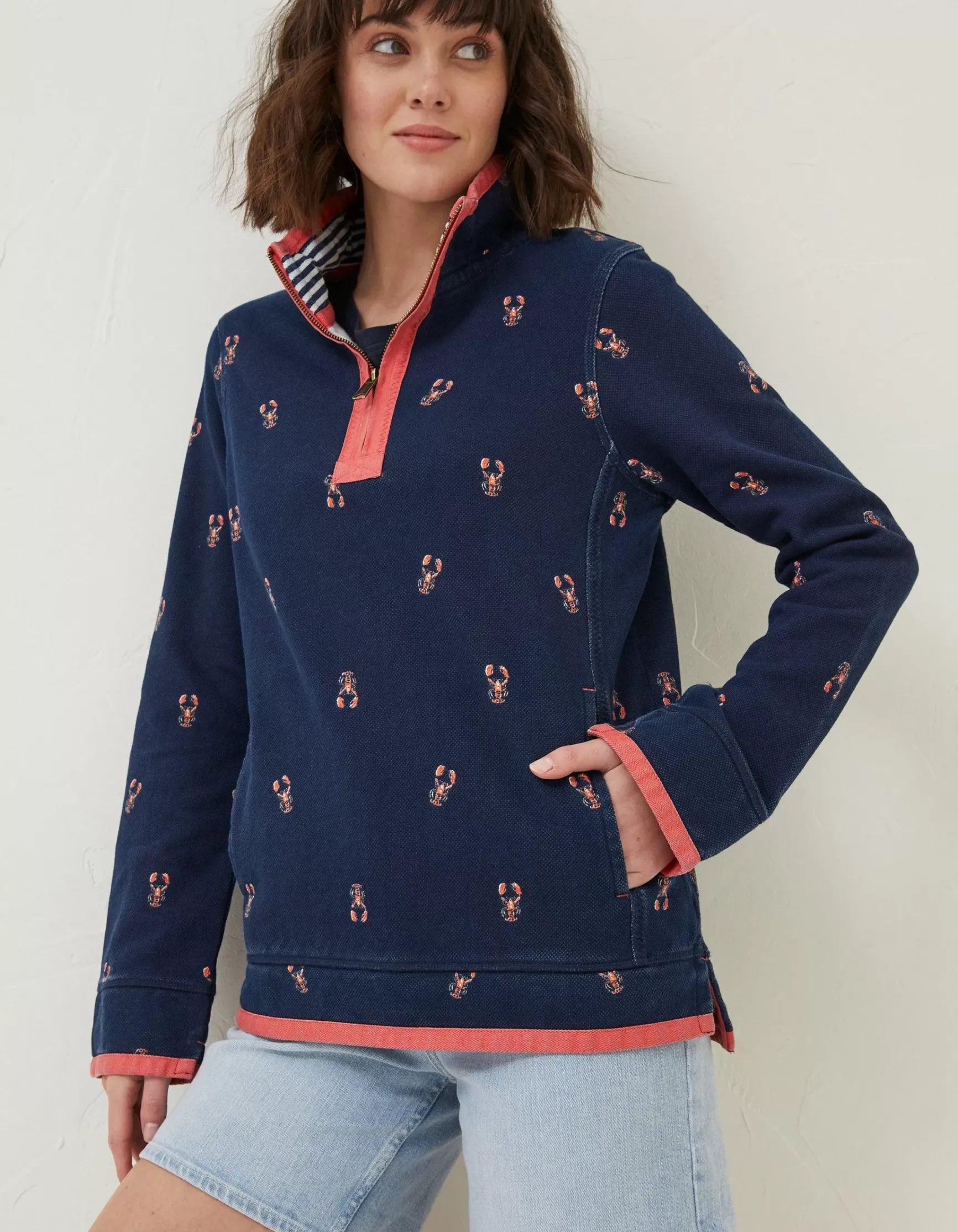 FatFace Lobster Airlie|Women Sweatshirts & Hoodies