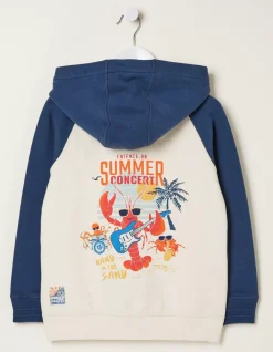 FatFace Lobster Zip Through Hoodie|Boys View All