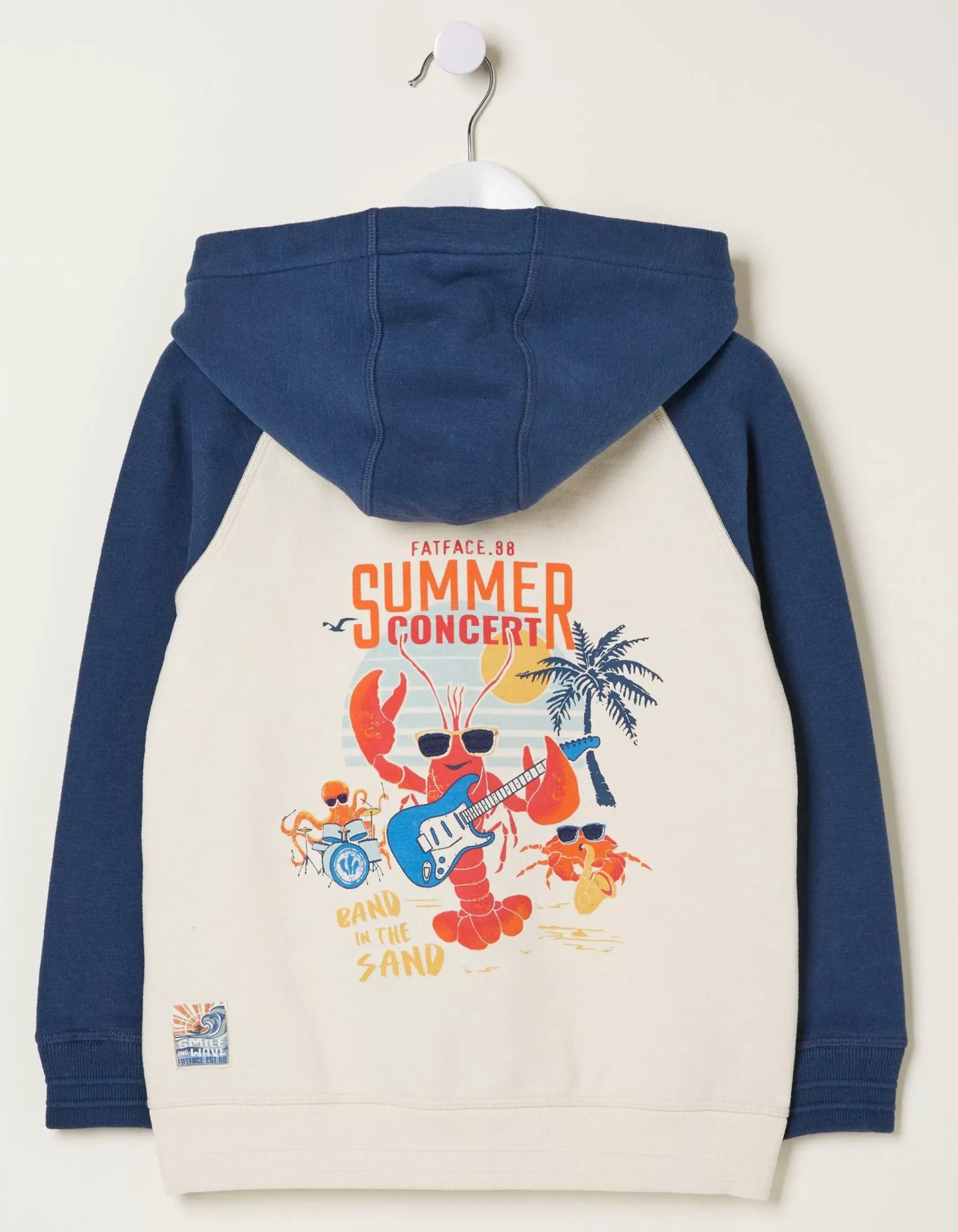 FatFace Lobster Zip Through Hoodie|Boys View All