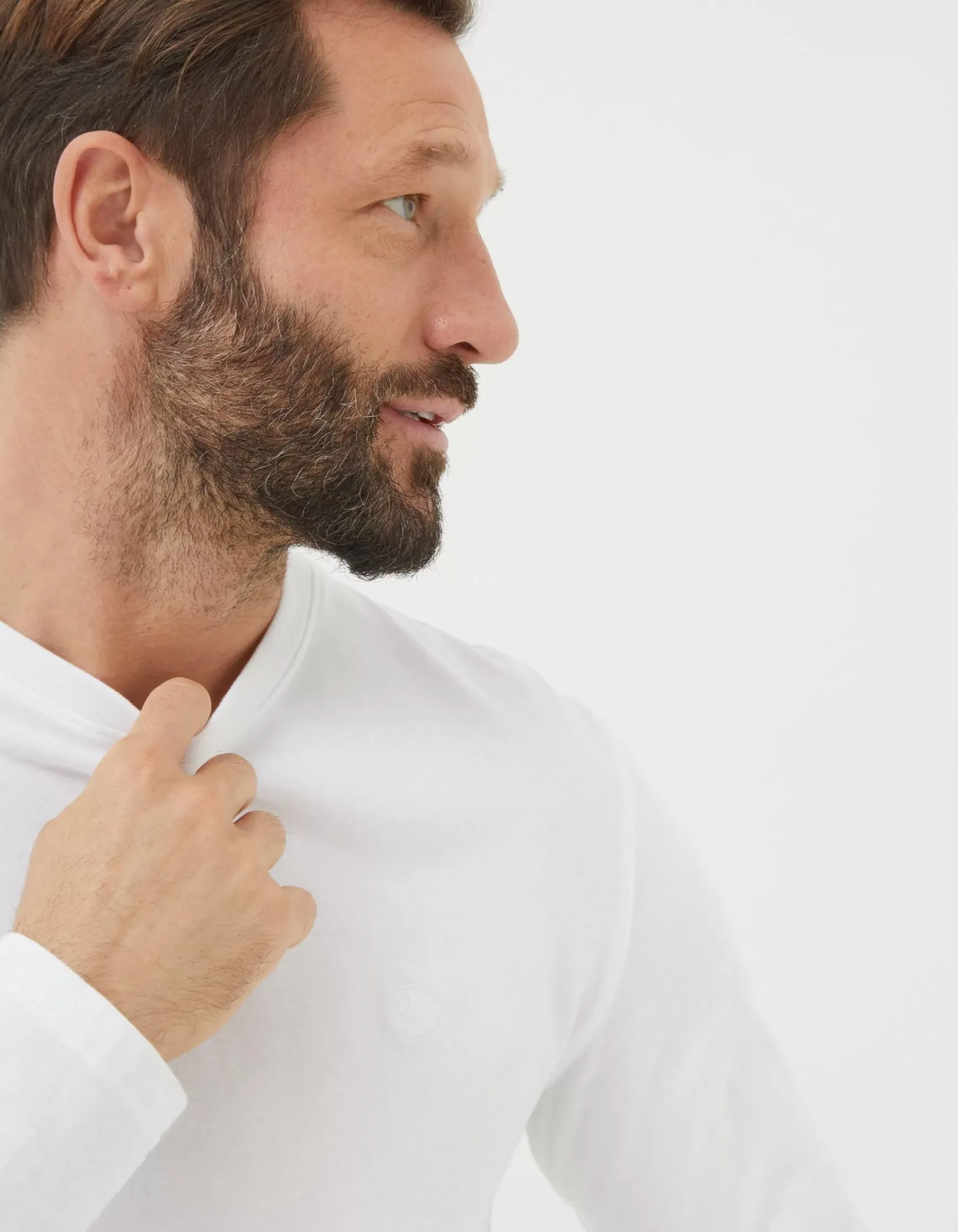 FatFace Long Sleeve Lulworth Crew Neck T-Shirt|Men View All