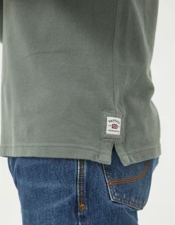 FatFace Long Sleeve Organic Cotton Pique Polo|Men View All