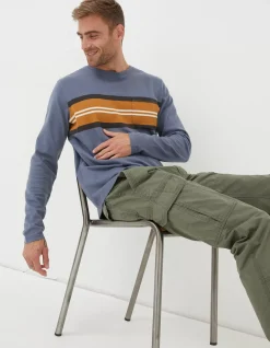 FatFace Long Sleeve Pocket Crew|Men View All