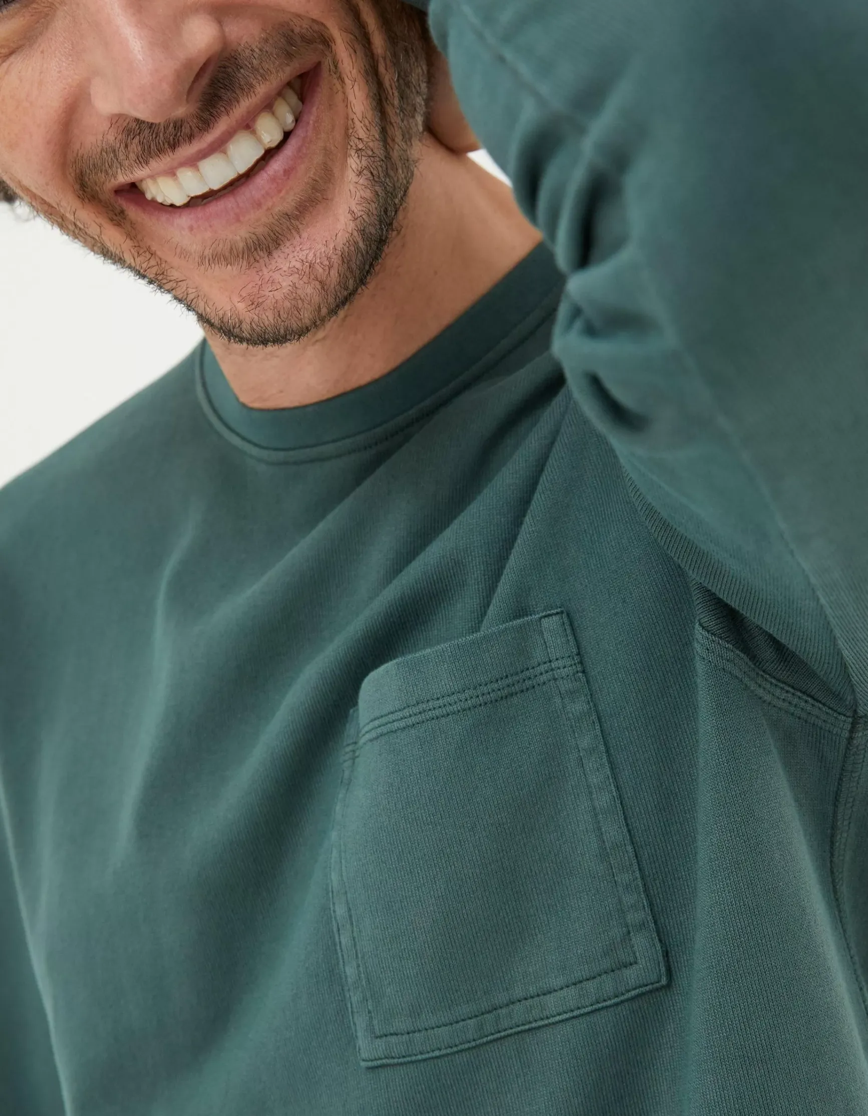 FatFace Long Sleeve Pocket Crew|Men View All