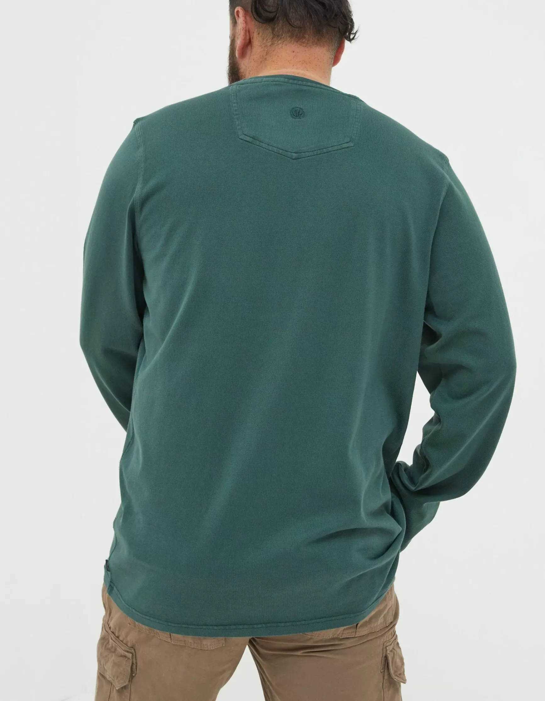 FatFace Long Sleeve Pocket Crew|Men View All