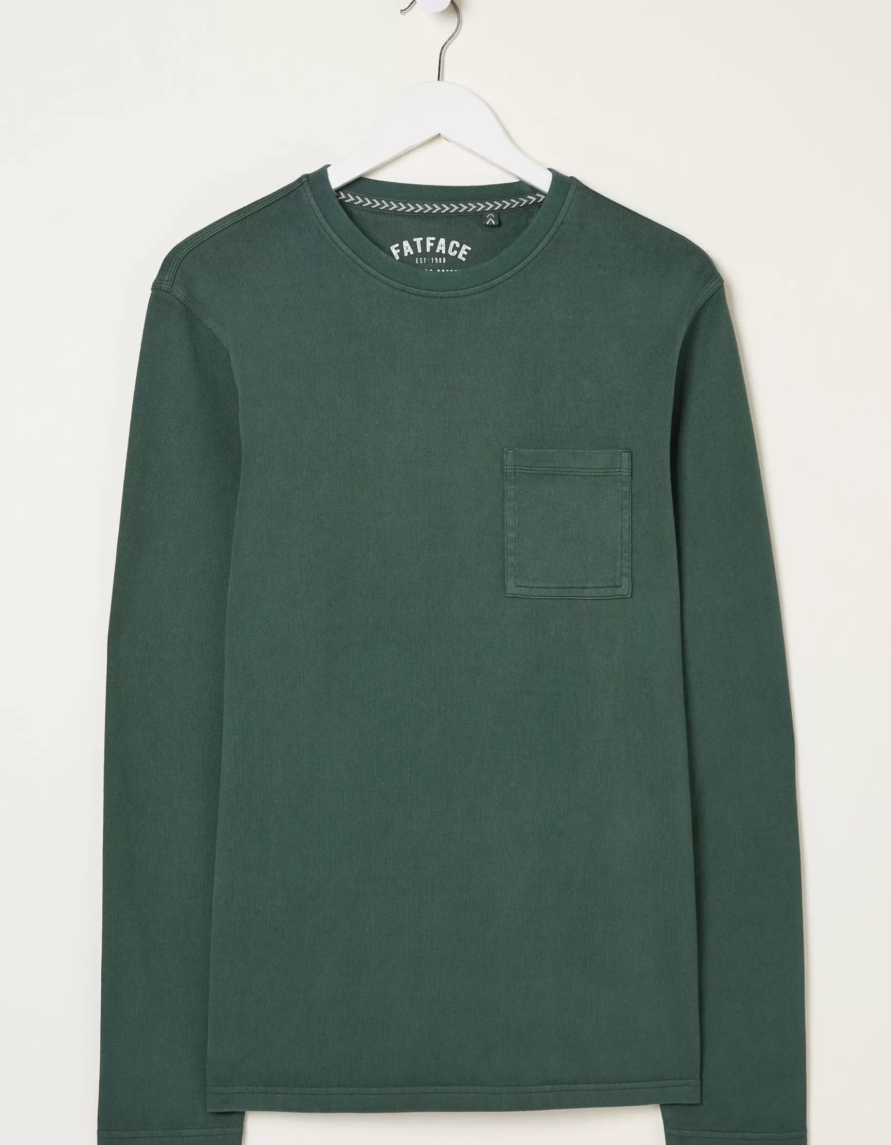 FatFace Long Sleeve Pocket Crew|Men View All