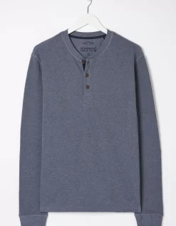 FatFace Long Sleeve Ribbed Henley|Men View All