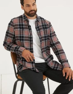 FatFace Long Sleeve Ripley Check Shirt|Men View All