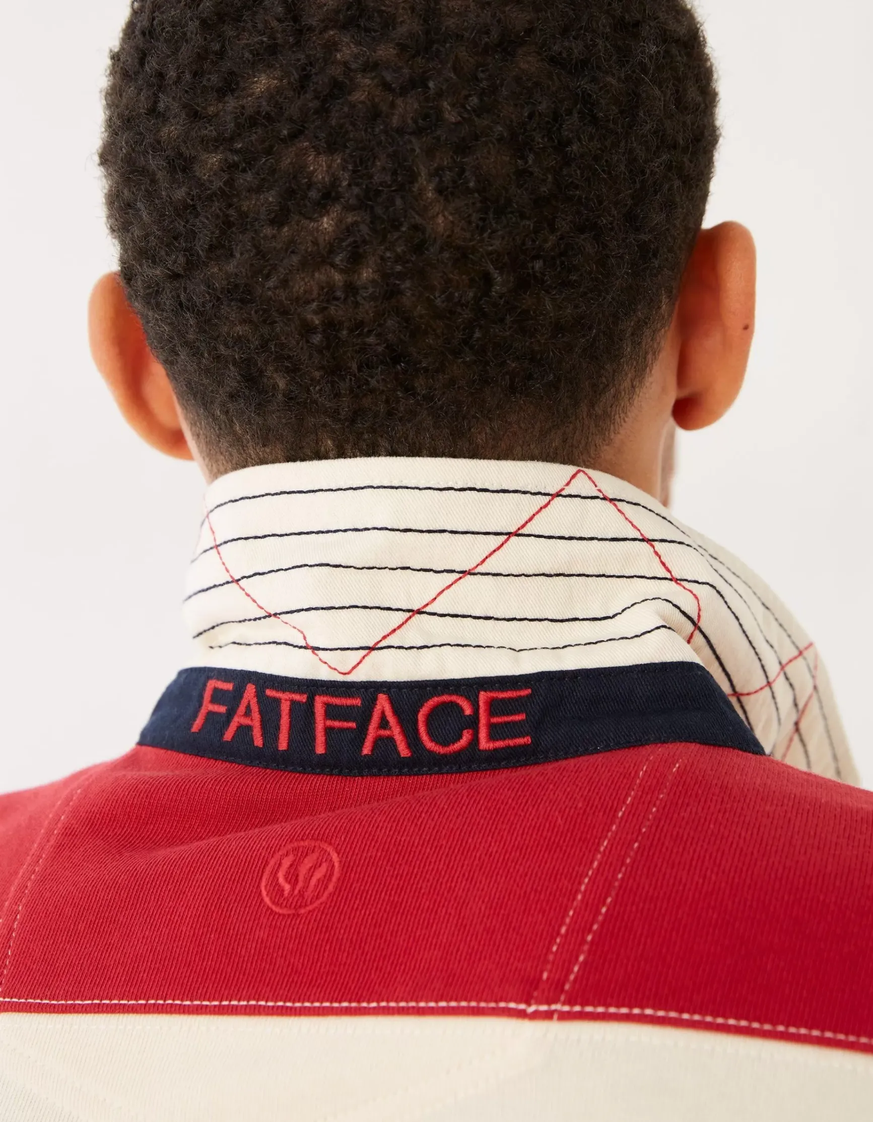 FatFace Long Sleeve Stripe Rugby Sweat|Men Rugby Shirts