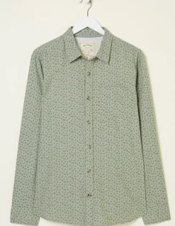 FatFace Long Sleeve Woodland Print Shirt|Men Shirts